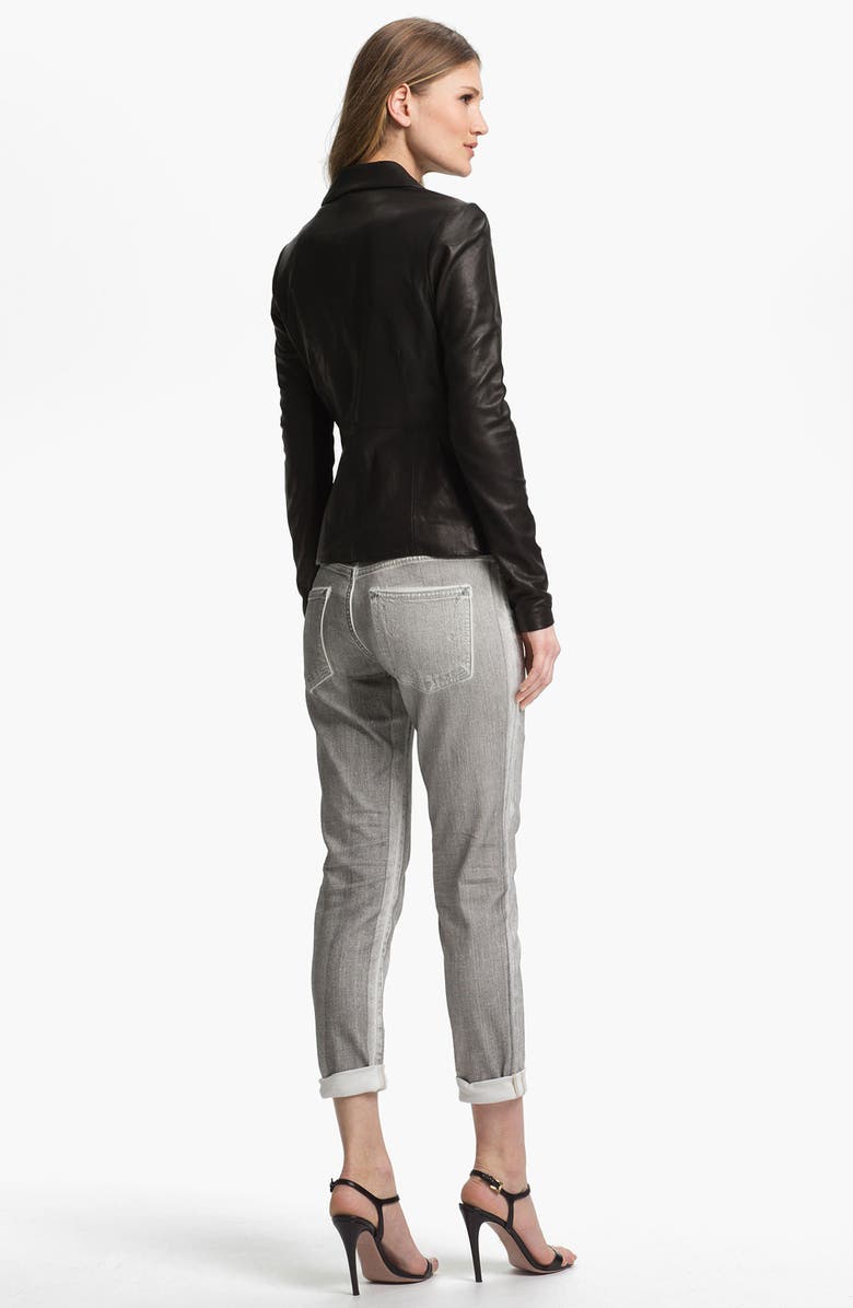 Vince Leather Blazer, Alternate, color,