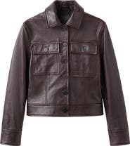 MANGO Chaqueta Saint Leather Jacket