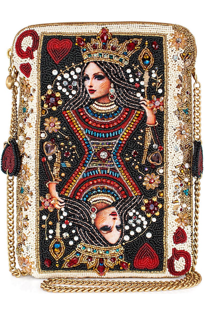 Mary Frances Accessories The Queen Mini Handbag, Main, color,