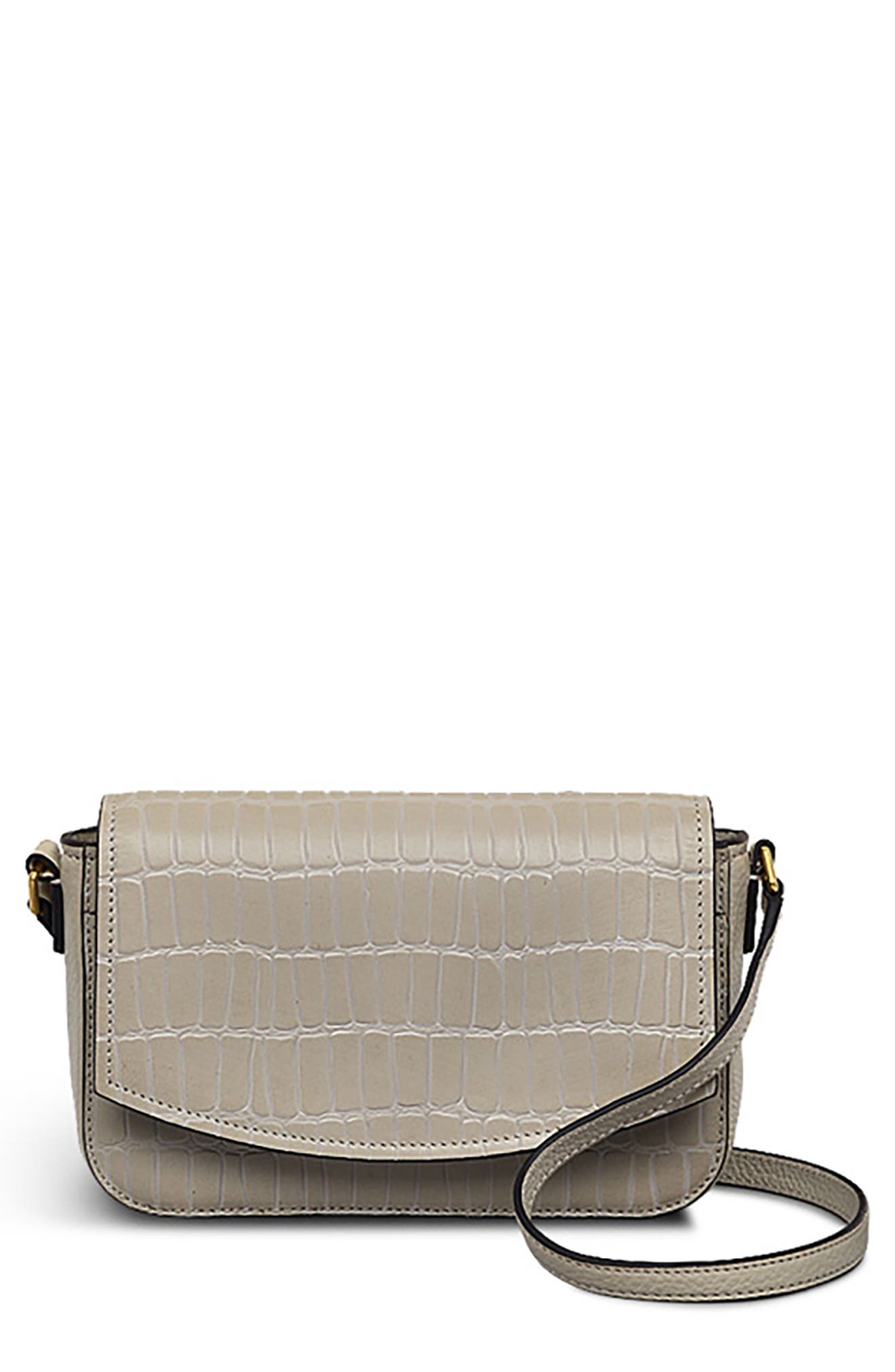 Radley River Road Mini Croc Embossed Crossbody Bag