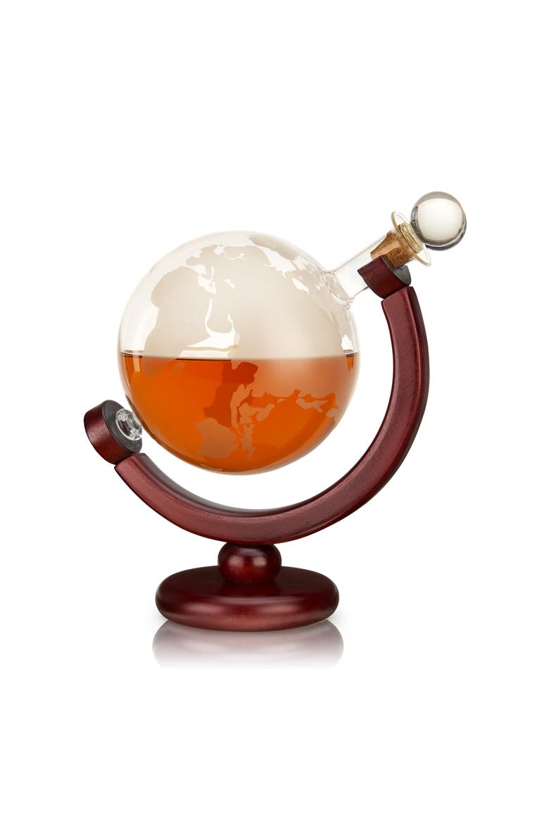 Globe Liquor Decanter, Alternate, color, Clear