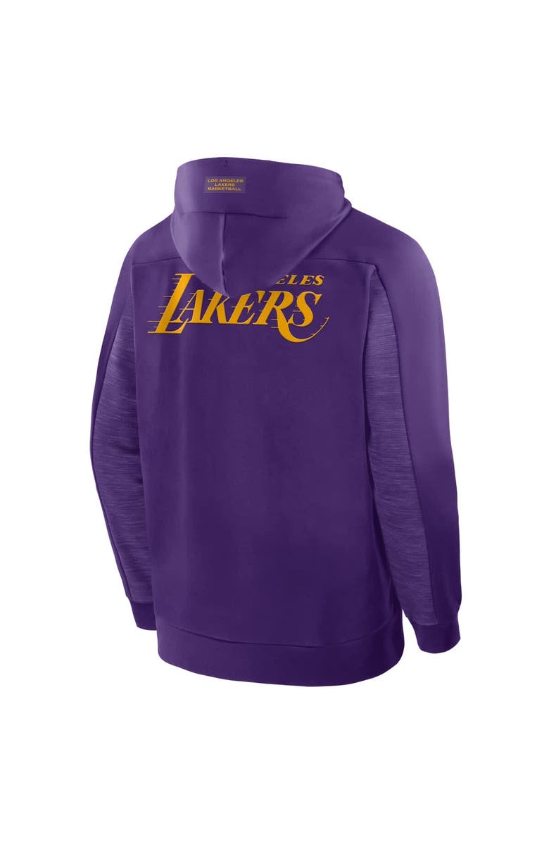 FANATICS Men's Fanatics Purple Los Angeles Lakers Back Door Cut Play Defender Full-Zip Hoodie, Alternate, color, Purple