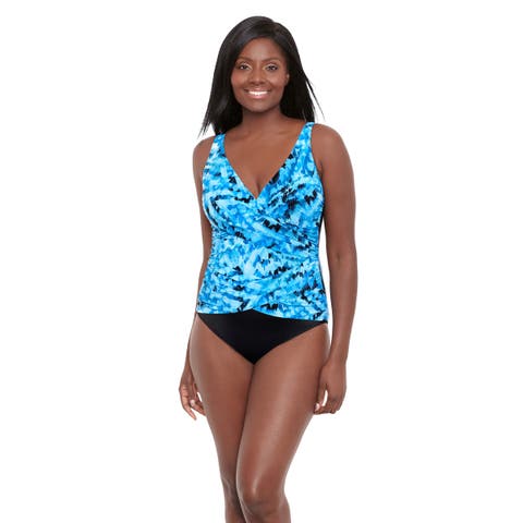 Megan V-Neckline One-Piece Swimsuit