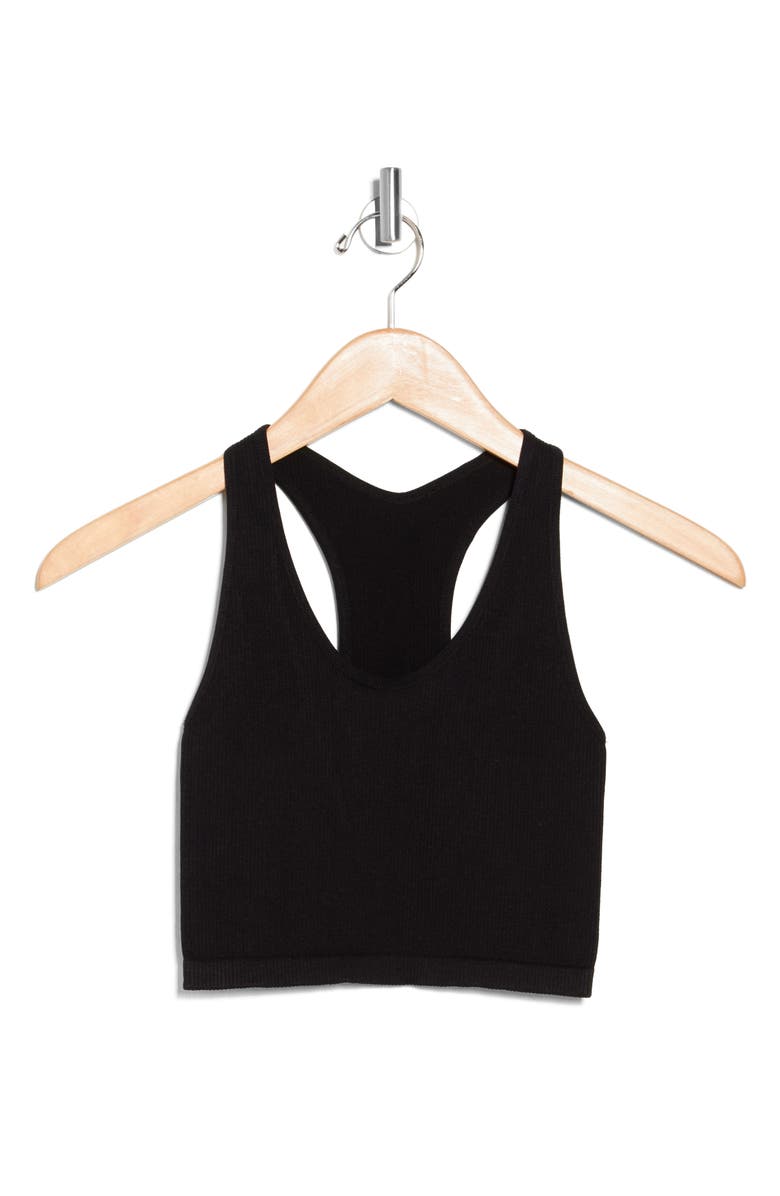 Z by Zella Stretch Seamless Longline Bra, Alternate, color,