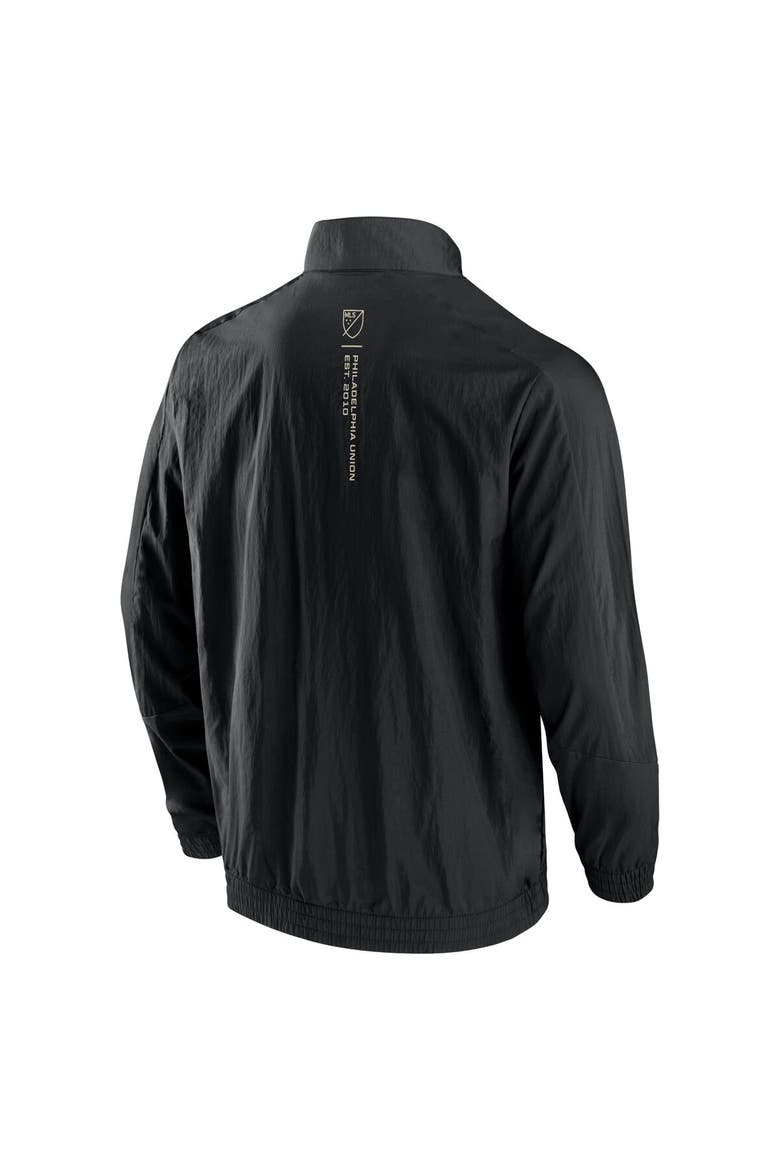 Men's Fanatics Branded Black Philadelphia Union Header Raglan Full-Zip Jacket, Alternate, color, Black