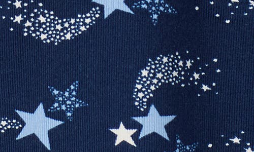 Kate Spade New York Print Henley Pajamas In Blue