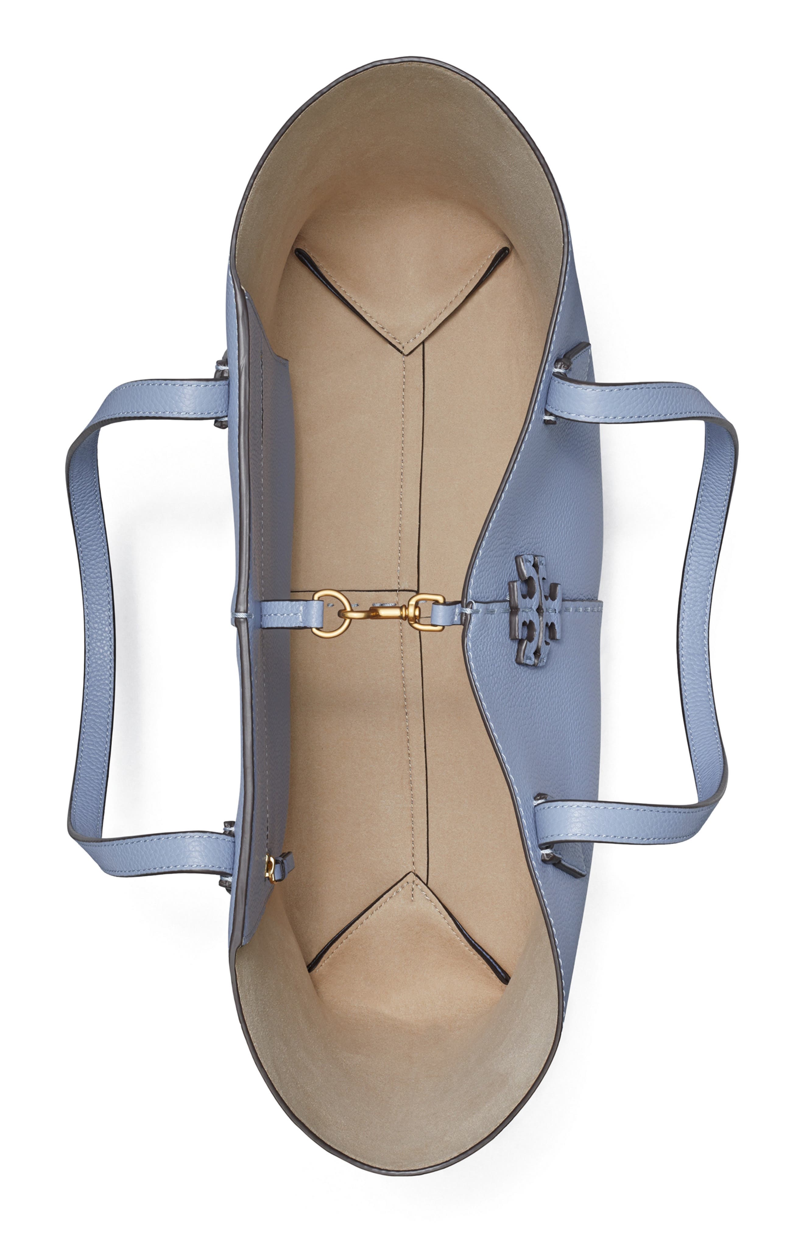 McGraw Leather Tote, Alternate, color, BLUEWOOD