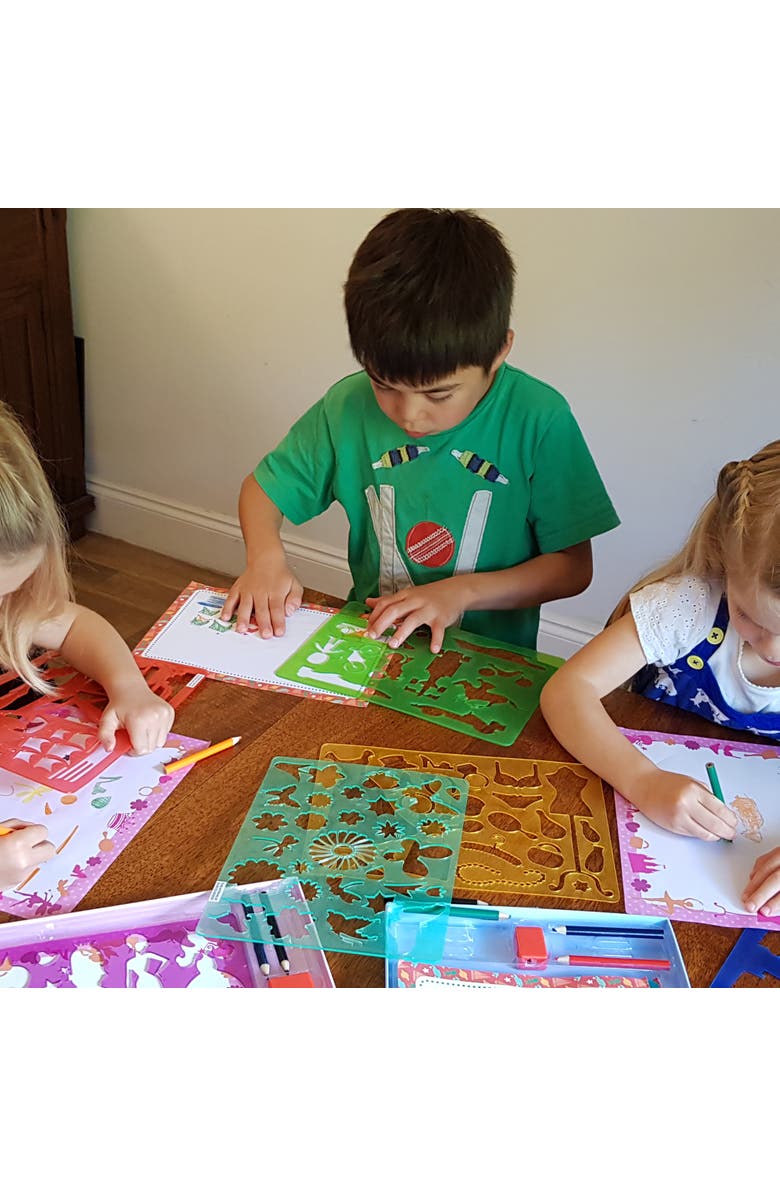 Buddy & Barney Big Box Of Stencils, Alternate, color,