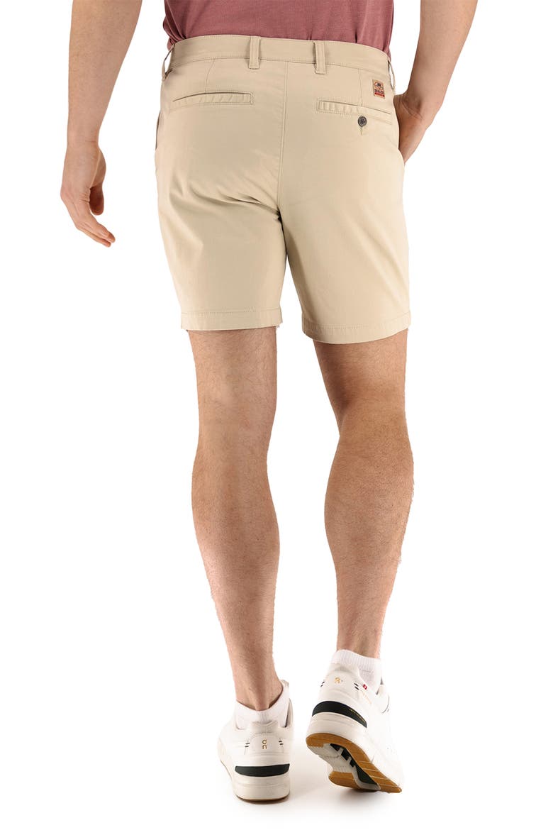 7-Inch Performance Stretch Chino Shorts, Alternate, color, BROWN RICE