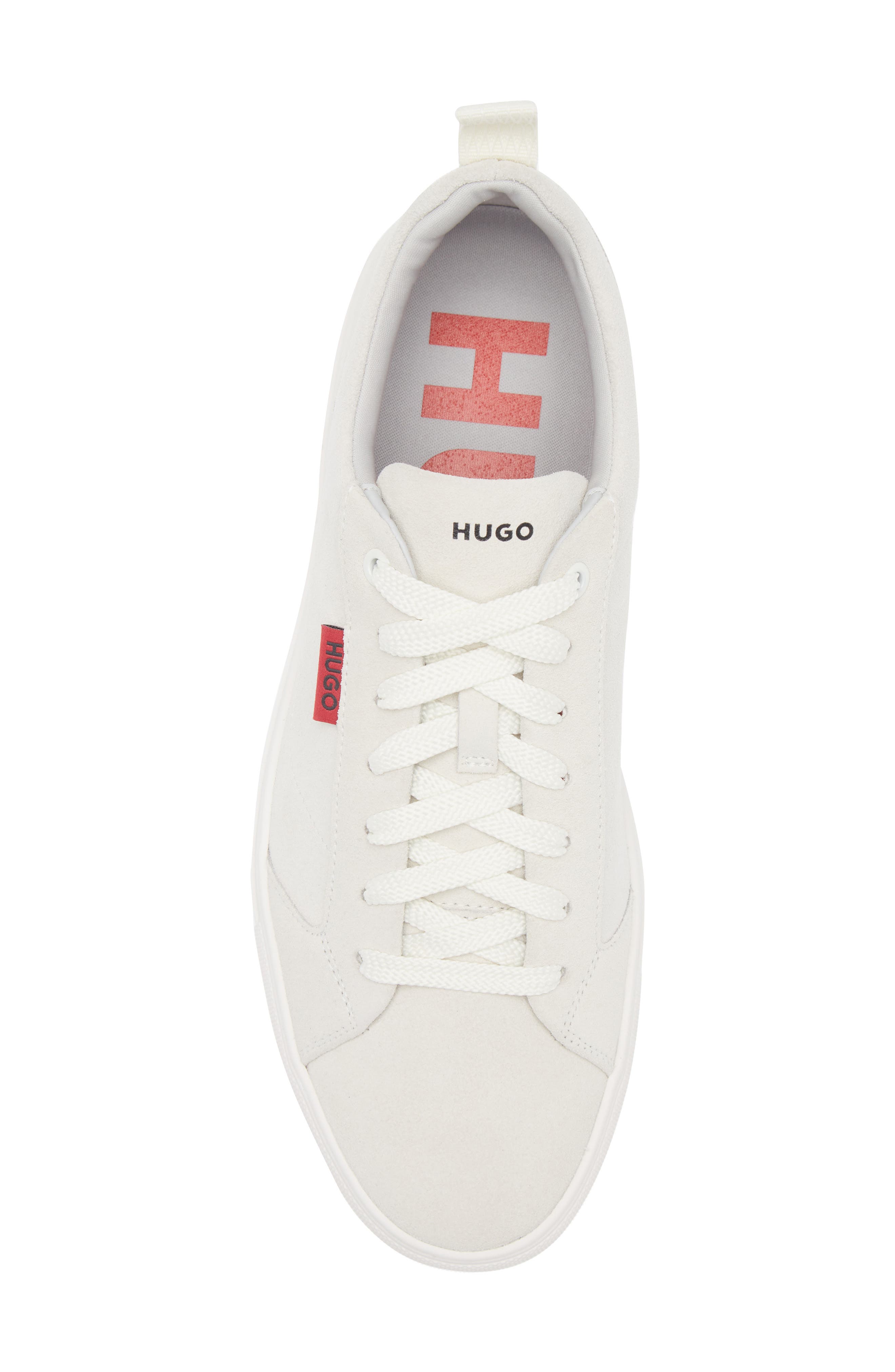 BOSS Morrie Tennis Sneaker, Alternate, color, Open White