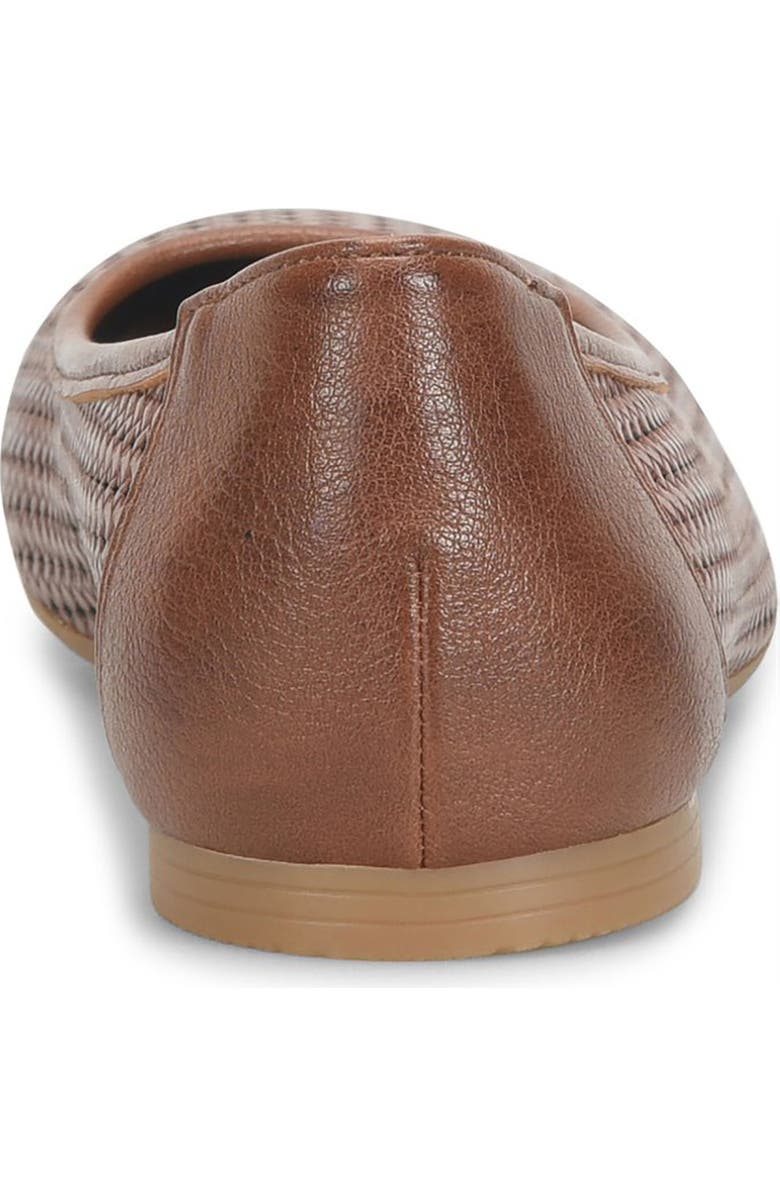 EUROSOFT Tamika Laser Cut Flat, Alternate, color, Brown/ Cognac