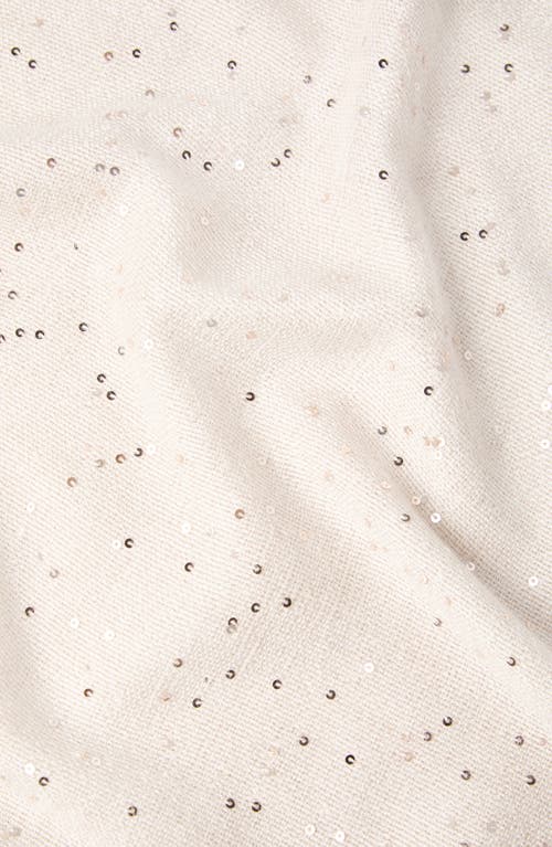 Brunello Cucinelli Cashmere And Silk Diamond Yarn Scarf In Brown