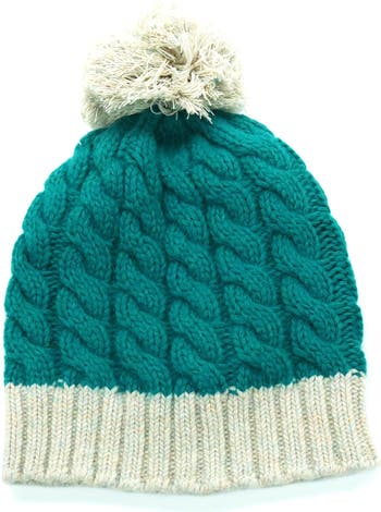 Portolano Wool Blend Pompom Beanie | Nordstromrack display picture 3