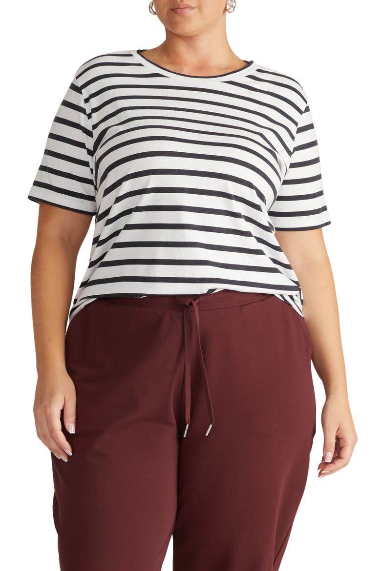 Light as Air Tee Rex T-Shirt, Main, color, ZEN WHITE/ BLACK