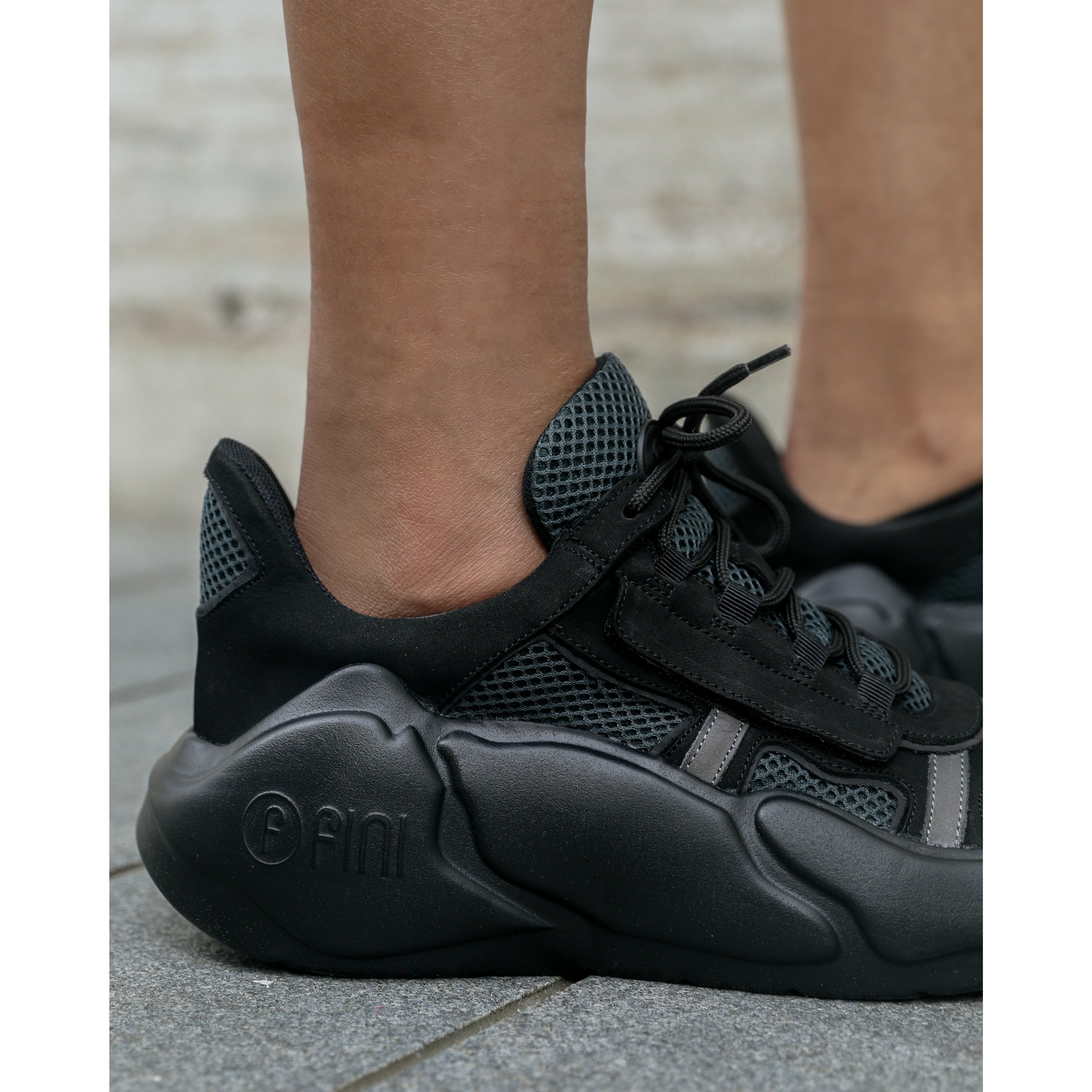 Fini Desiderata V2 Black Charcoal Sneaker  - Unisex, Alternate, color, Black Charcoal