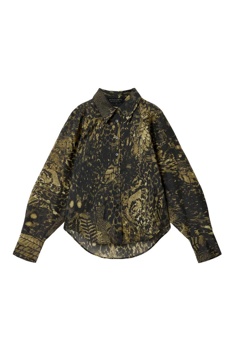 Cory Long Sleeve Shirt, Alternate, color, BLIXA KHAKI GREEN