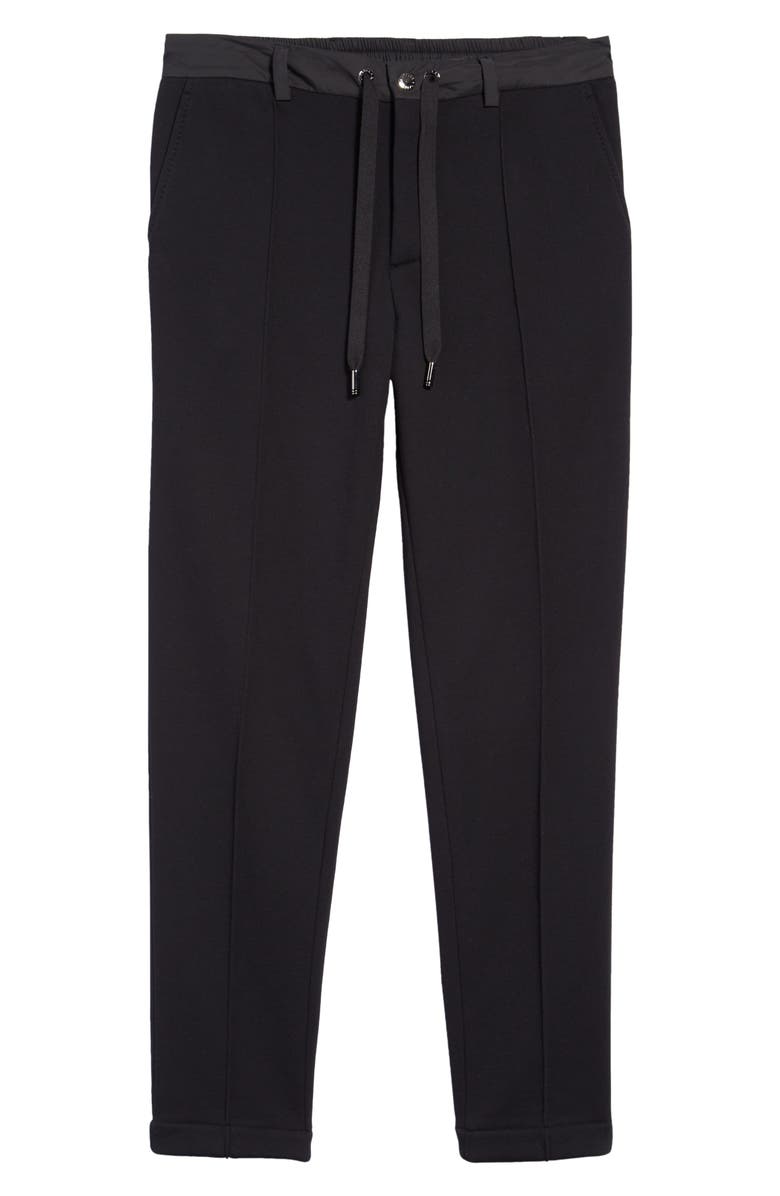 Dolce&Gabbana Drawstring Waist Straight Leg Cotton Blend Pants, Alternate, color, 