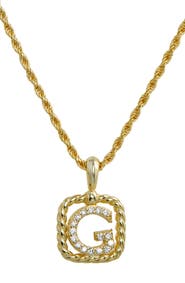 SAVVY CIE JEWELS Initial Pendant Necklace