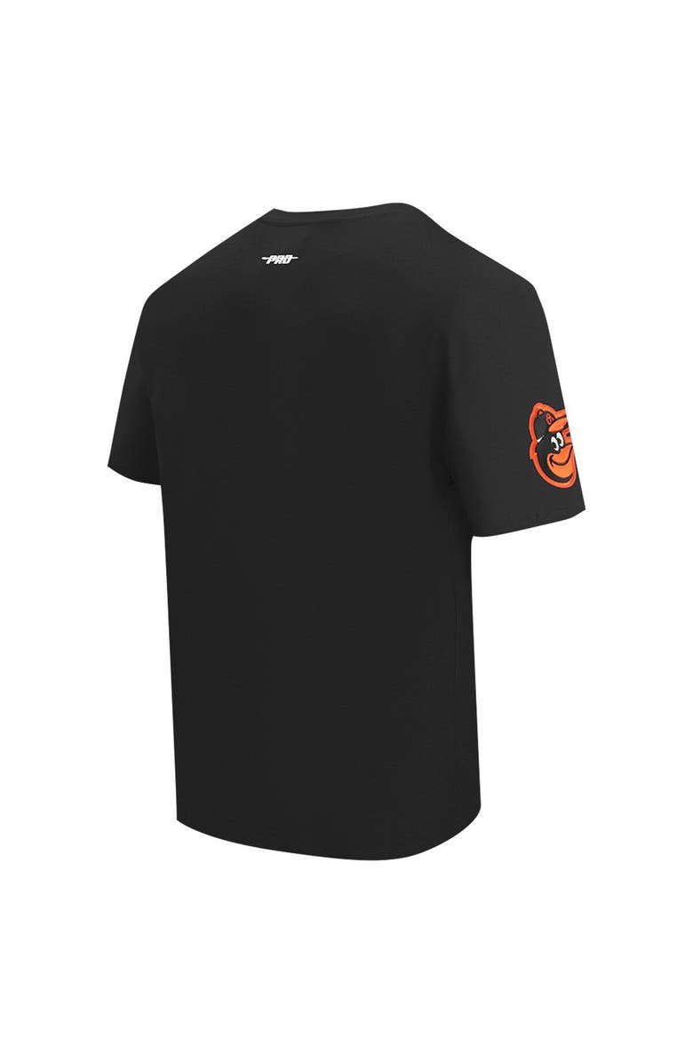 PRO STANDARD Men's Pro Standard Black Baltimore Orioles Turn It Up Dropped Shoulder T-Shirt, Alternate, color, Black