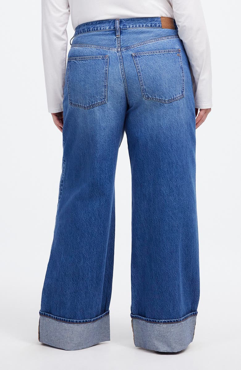 Madewell Superwide Leg Jeans, Alternate, color, Fannin Wash