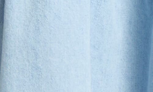 Jones New York Petite Cotton Belted A-line Shirtdress In Blue