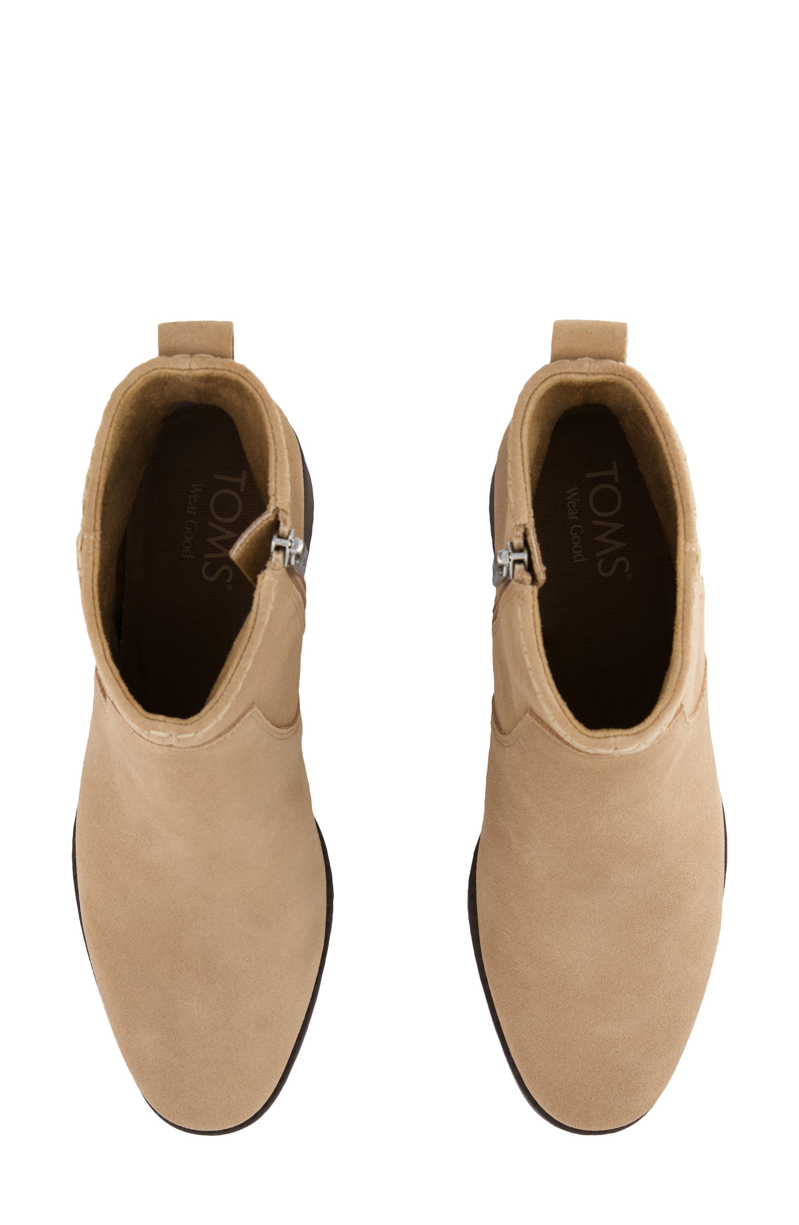 Delilah Western Boot, Alternate, color, MEDIUM BEIGE