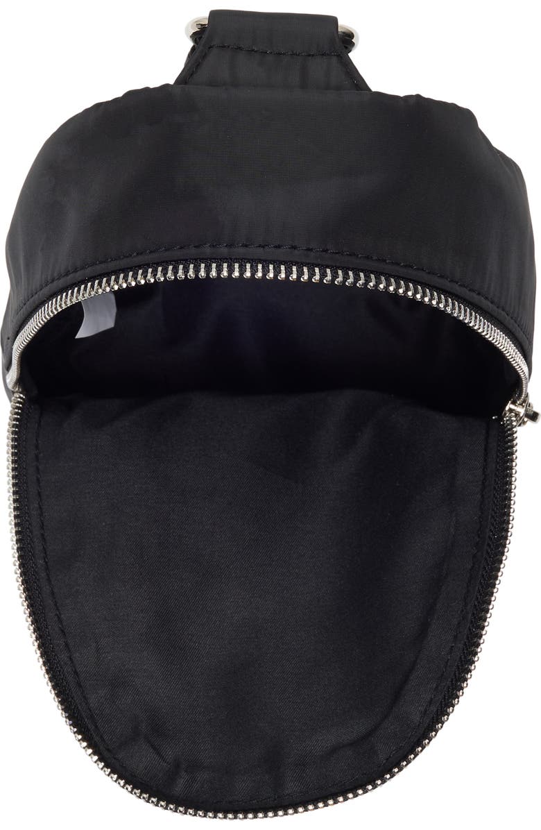 Madden Girl Recycled Polyester Sling Bag, Alternate, color, Black