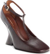 Dries Van Noten T-Strap Wedge Pump