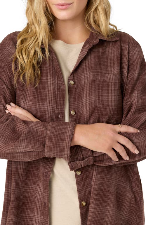 O'neill Travys Plaid Shirt In Brown