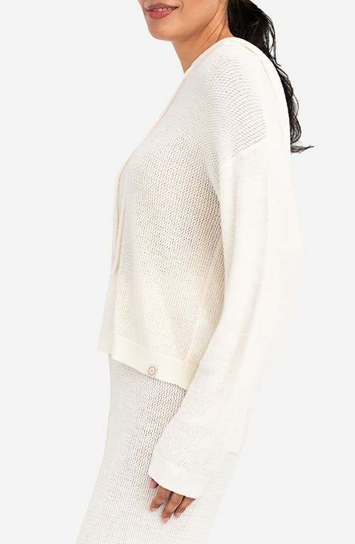 Sunday Citizen Open Knit Hoodie In Multi