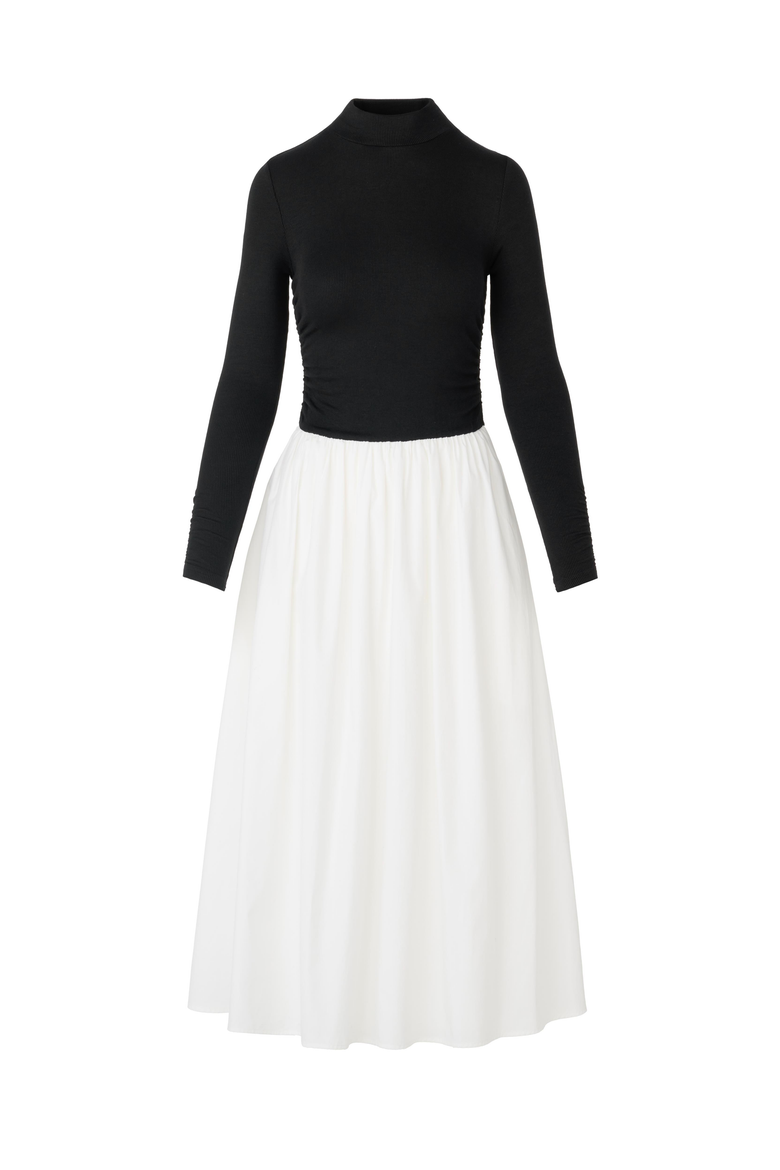 Avery Dress, Alternate, color, Black/White
