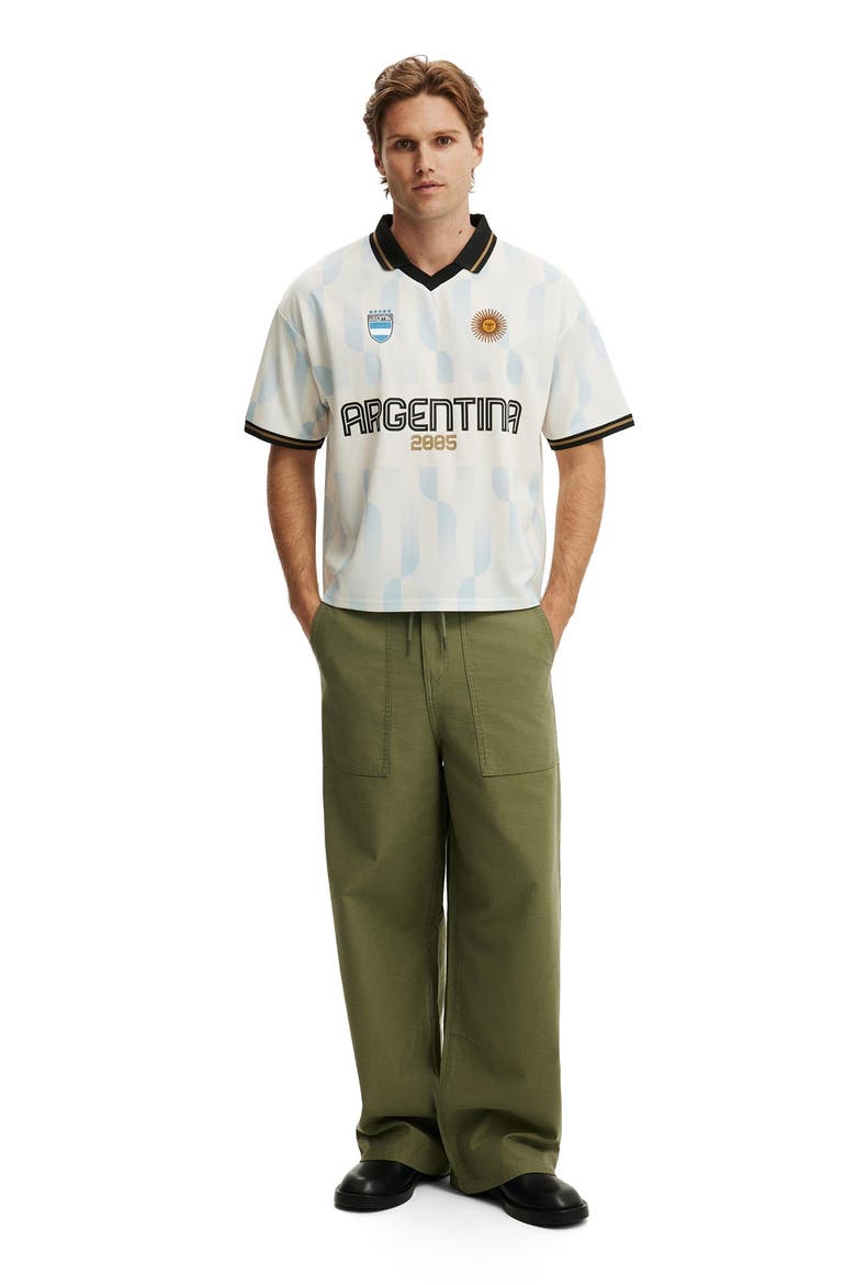 Men's Cropped Sports Jersey, Alternate, color, Light Blue  Vintage White
