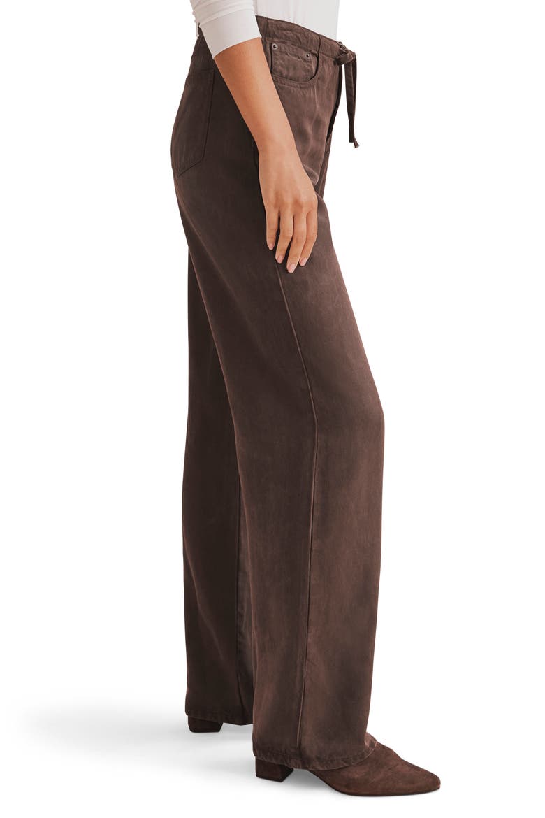 Lounge Denim Pants, Alternate, color, JAVA BROWN