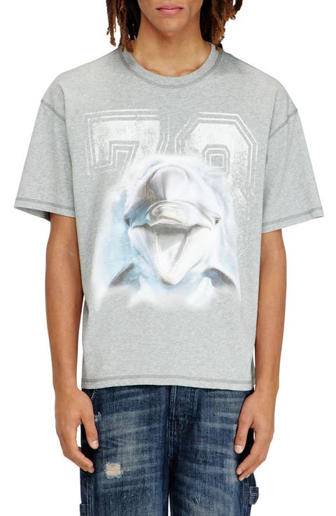 T-Boxt Dolphin Graphic T-Shirt