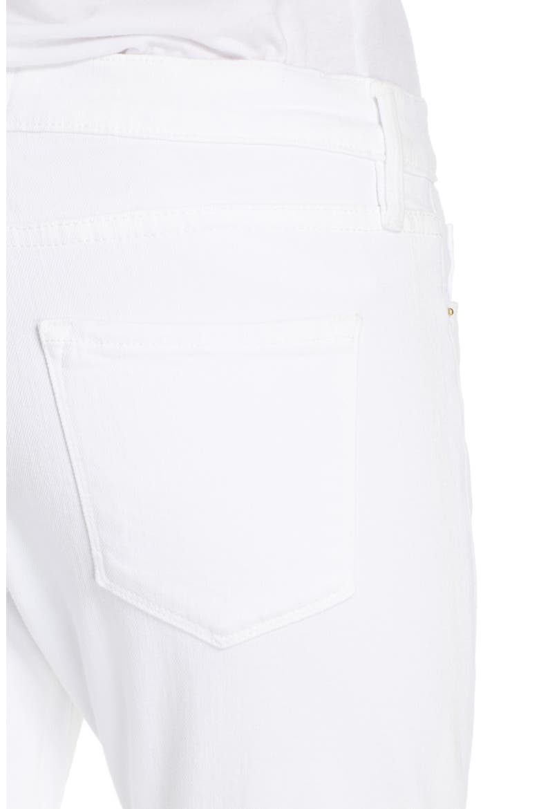 Le Garcon Ankle Boyfriend Jeans, Alternate, color, BLANC