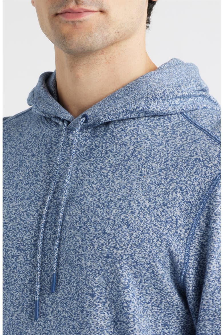 Sand Runner Heathered Cotton Pullover Hoodie, Alternate, color, DEEP SPACE HEATHER