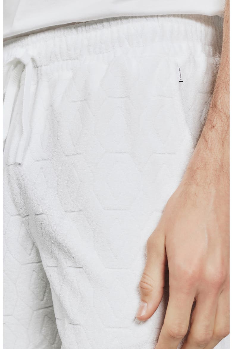 Ponce Terry Cloth Drawstring Shorts, Alternate, color, NATURAL