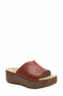 Alegria by PG Lite Triniti Platform Wedge Slide Sandal