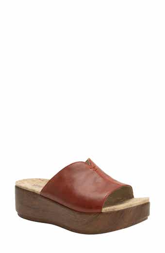 Alegria by PG Lite Triniti Platform Wedge Slide Sandal