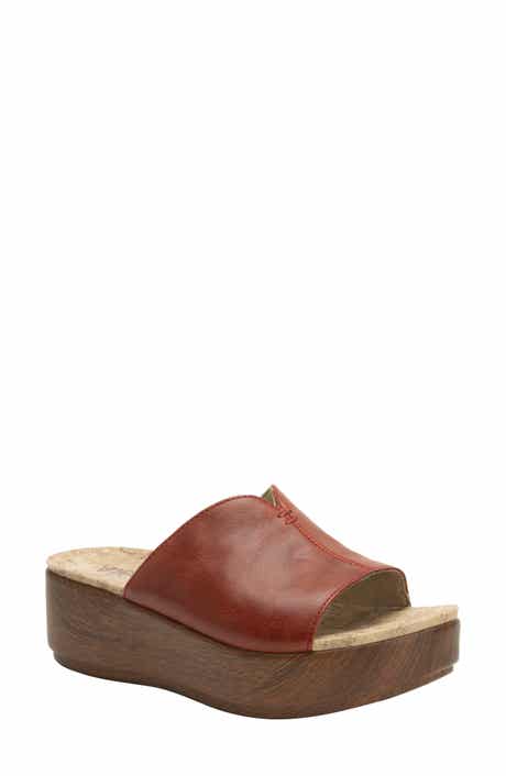 Alegria by PG Lite Triniti Platform Wedge Slide Sandal