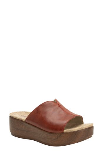 Alegria By Pg Lite Triniti Platform Wedge Slide Sandal