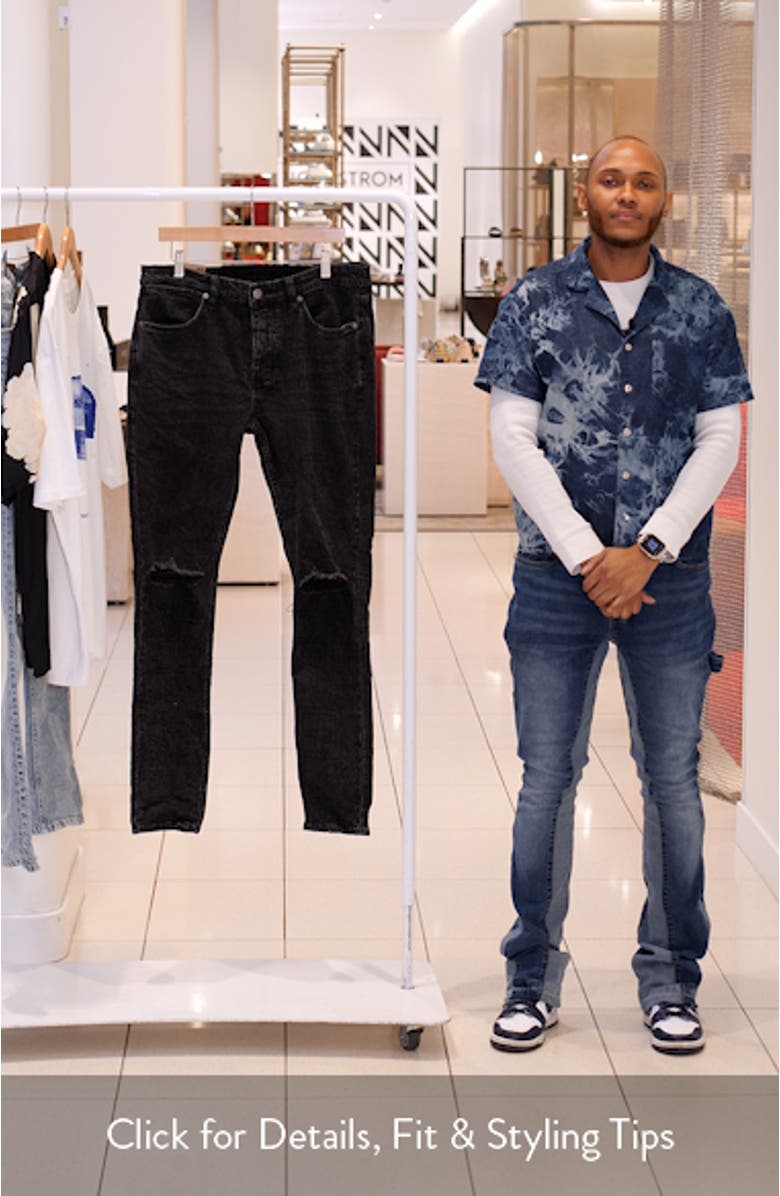 Van Winkle Stencil Skinny Jeans, sales video thumbnail