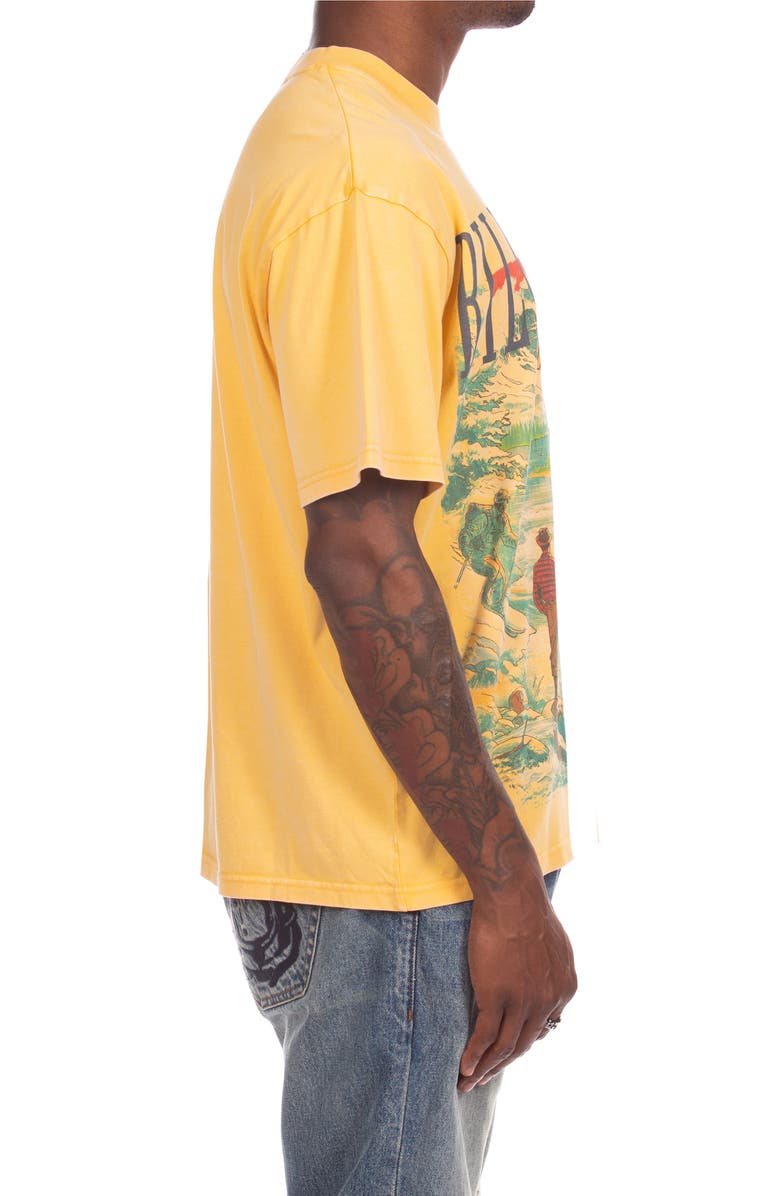 Billionaire Boys Club Great Outdoors Graphic T-Shirt, Alternate, color, Pale Marigold