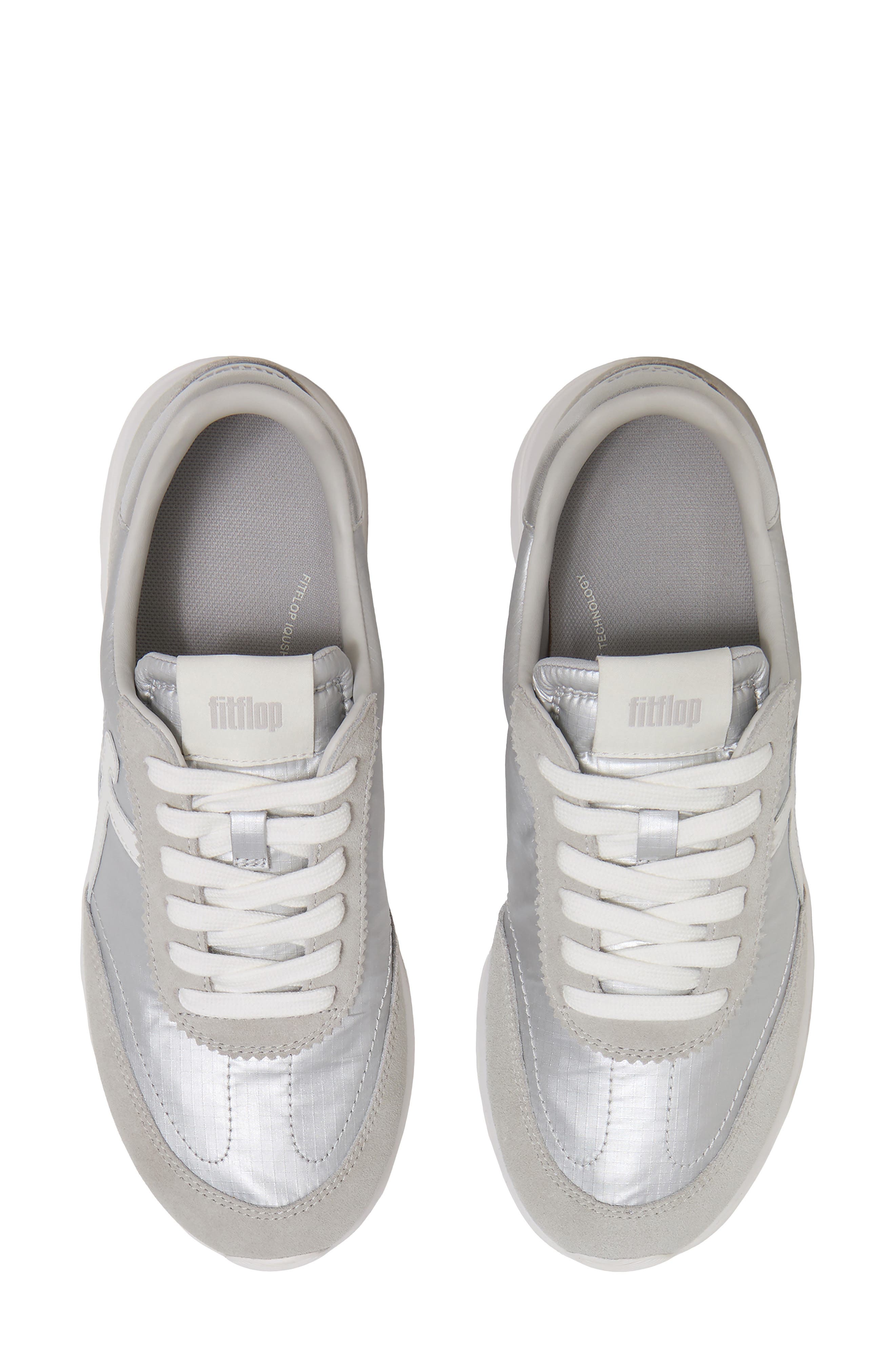 Retro-Q Sneaker, Alternate, color, SILVER/ URBAN WHITE