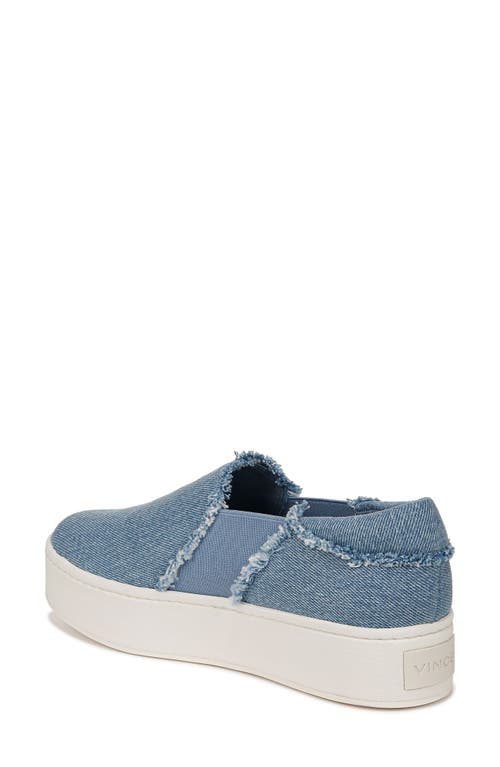 VINCE VINCE WARREN FRAY PLATFORM SNEAKER 