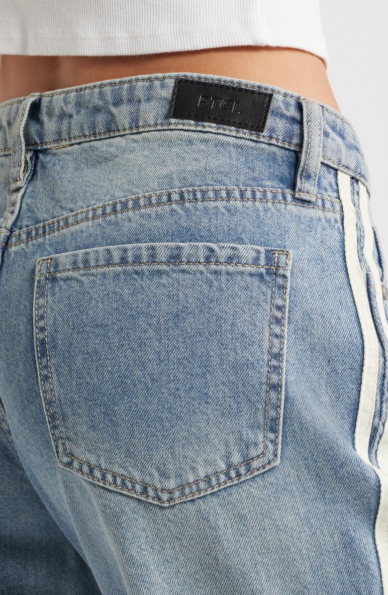 PTCL Side Stripe Wide Leg Jeans, Alternate, color, 