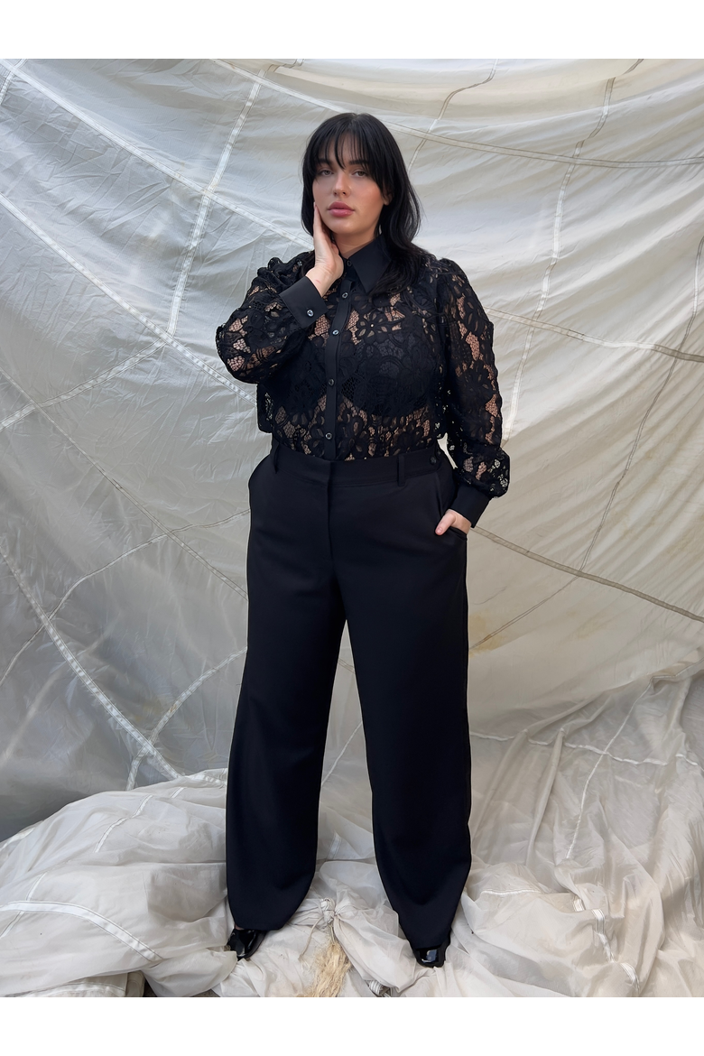 Hepburn Wide Leg Pant, Alternate, color, Black