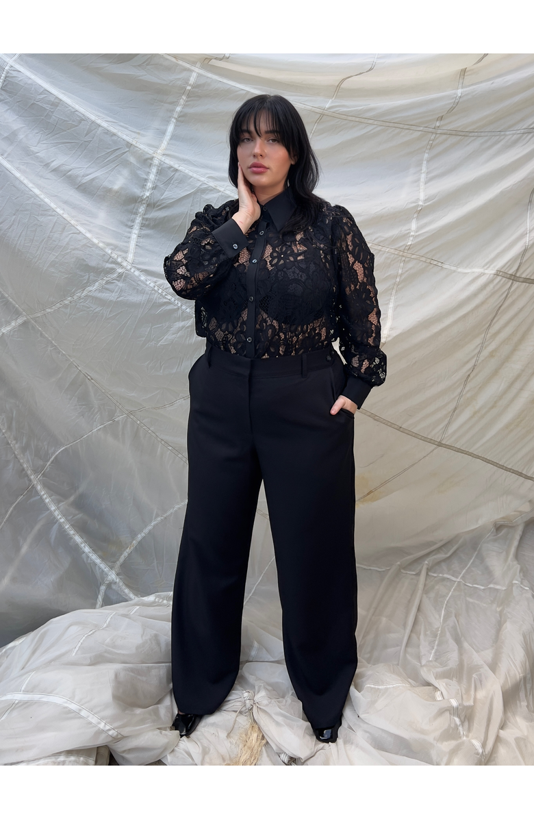 BAACAL Hepburn Wide Leg Pant, Alternate, color, Black