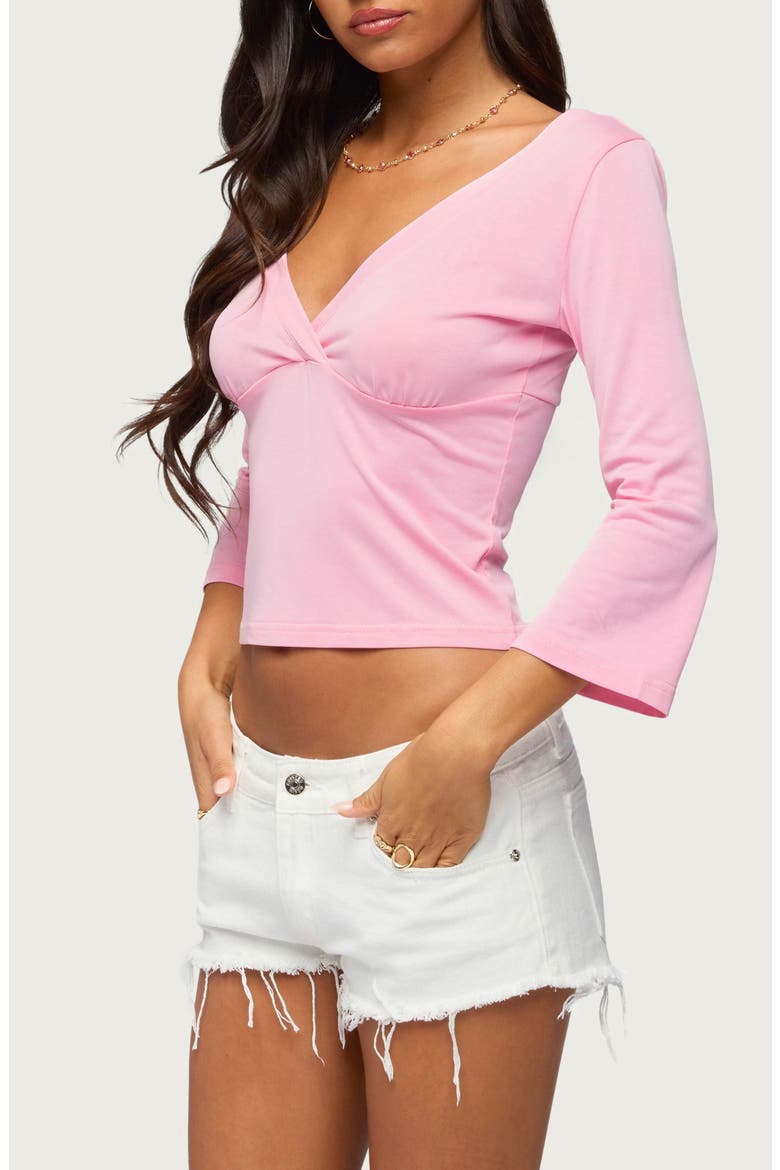 Mar Crop Top, Alternate, color, PINK