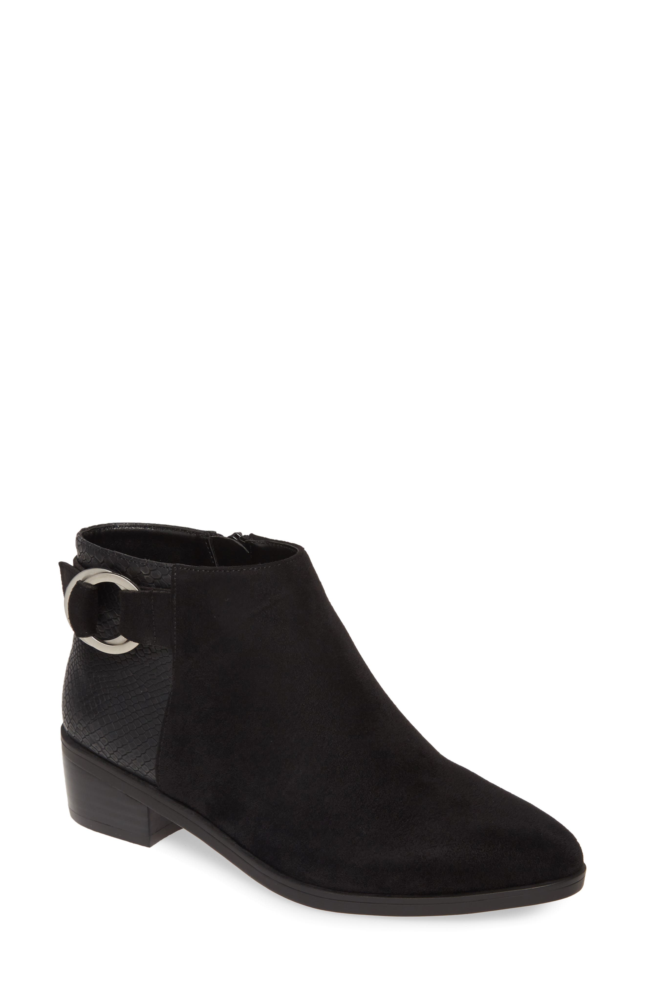 Henley II Bootie, Main, color, BLACK FAUX LEATHER